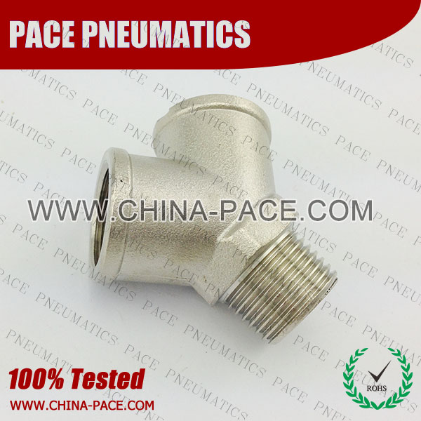 Pyt,Brass air connector, brass fitting,Pneumatic Fittings, Air Fittings, one touch tube fittings, Nickel Plated Brass Push in Fittings